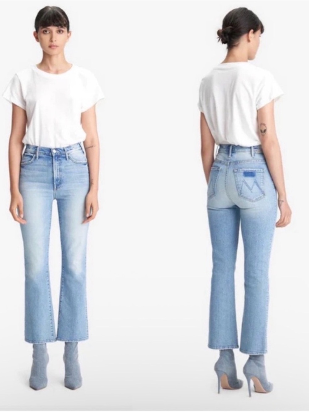 MOTHER Jeans The Hustler Ankle in “I Confess” Size 24